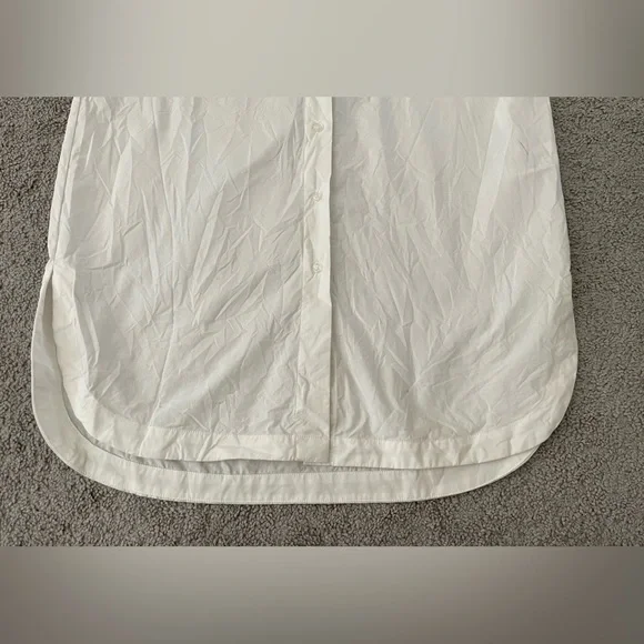 Banana Republic Classic White Collared Midi dress - Picture 4 of 6